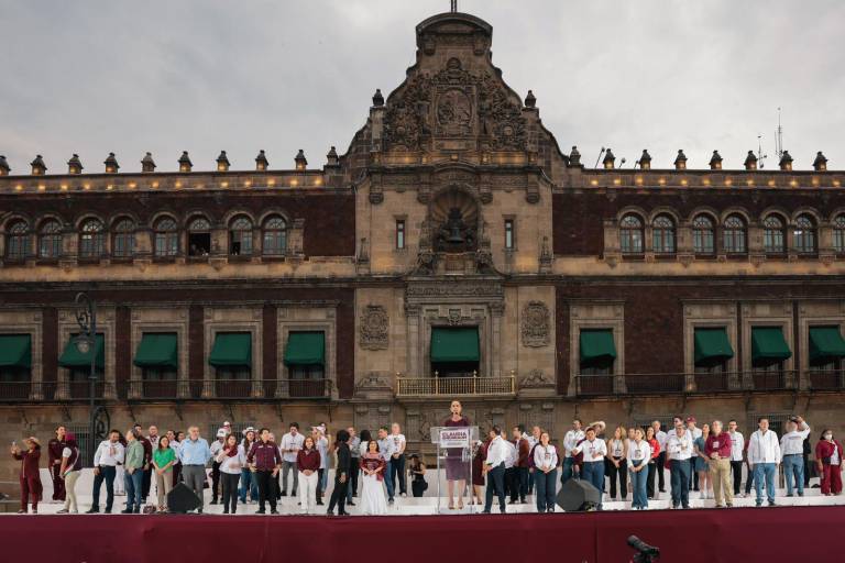 Imelda Castro e Inzunza acompañan a Sheinbaum en cierre de campaña