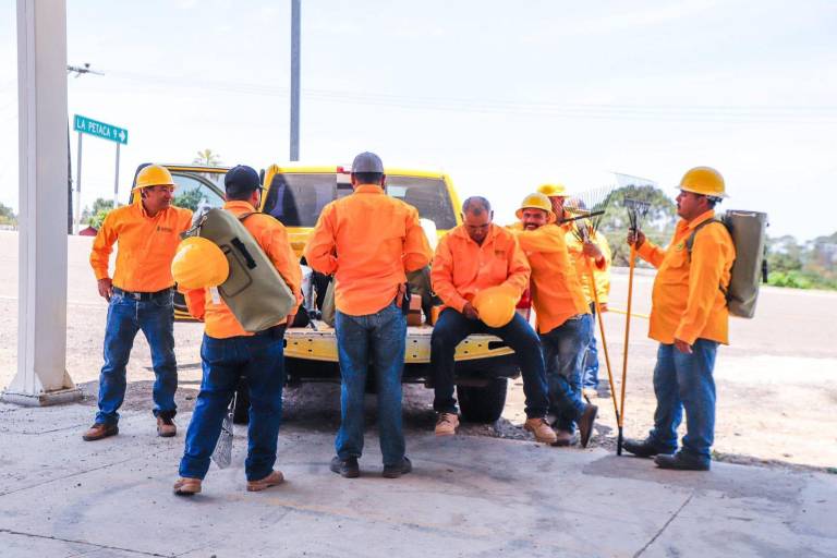 Integran brigada contra incendios forestales en Potrerillos, Concordia