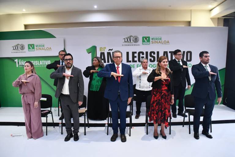 En Sinaloa nadie está por encima de la ley: Diputados del PVEM en Primer Informe