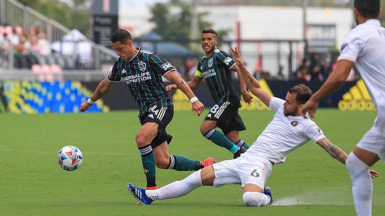 ‘El Chicharito’ Hernández no marcaba doblete desde el 2019.