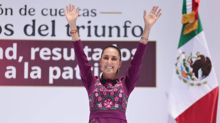 La Presidenta Claudia Sheinbaum encabezó un acto masivo en el Monumento a la Revolución para conmemorar el segundo aniversario de su triunfo electoral.