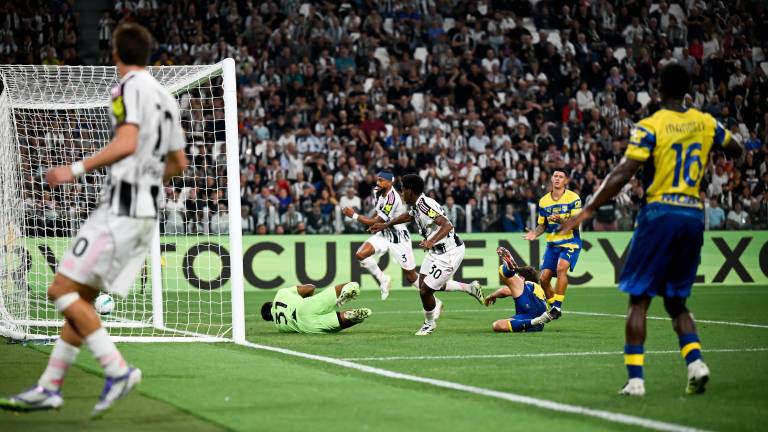 Juventus suma sus primeros tres puntos.