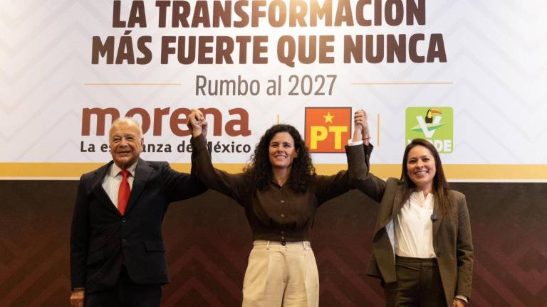 Los dirigentes nacionales del PT, Morena y PVEM se reunieron durante el evento “La Transformación más fuerte que nunca”, en la Ciudad de México.