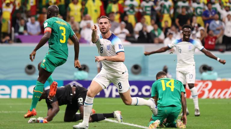 Inglaterra golea a Senegal y chocará con Francia en cuartos