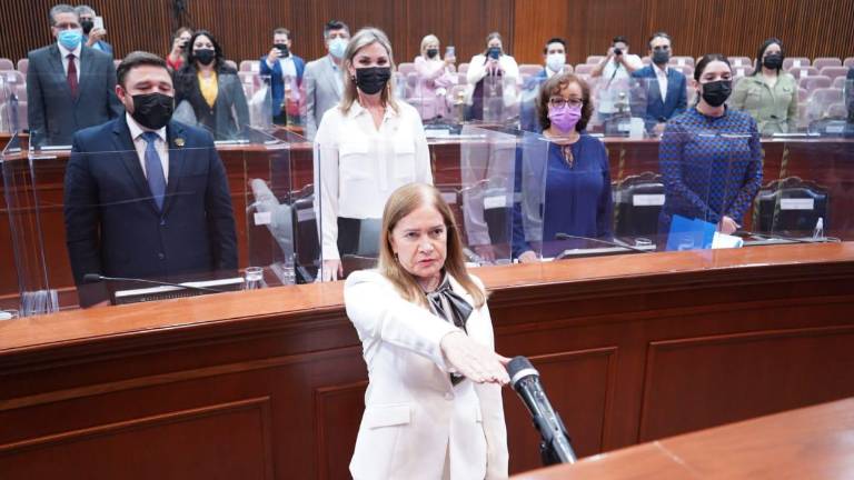 Sara Bruna Quiñónez Estrada contó con el respaldo de 39 integrantes de la 64 Legislatura del Congreso de Sinaloa.