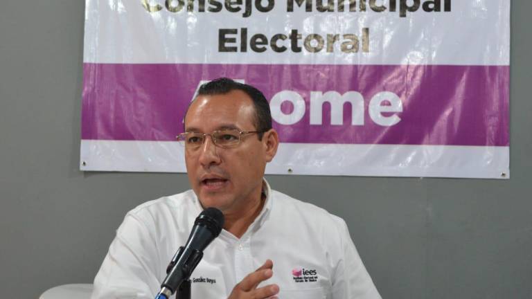 Martín González Burgos, presidente del Consejo Municipal Electoral.