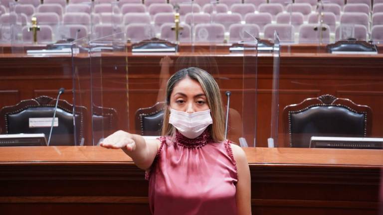 Alejandra Pineda Prado, al rendir protesta como titular de la Unidad Técnica de Evaluación.