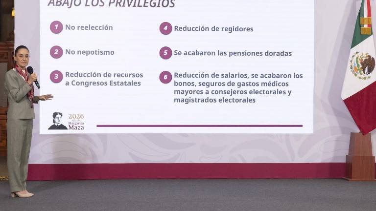 La Presidenta de México Claudia Sheinbaum Pardo destaca las reformas aprobadas por los congresos estatales.