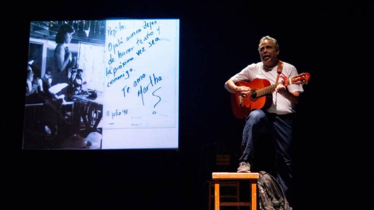 El monólogo fue interpretado por Francisco Morán, del grupo La Carrilla e IYARI, de San Luis Potosí.