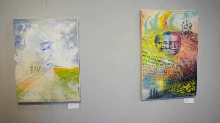 Muestra Galería Ángela Peralta la exposición ‘100 años de color colombiano; homenaje a Gabriel García Márquez’