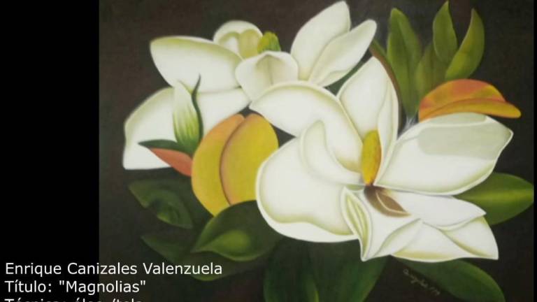 La obra Magnolias es una de las que participa en la exposición virtual.