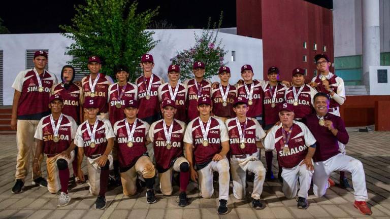 Sinaloa gana el oro en beisbol Junior de Nacionales Conade