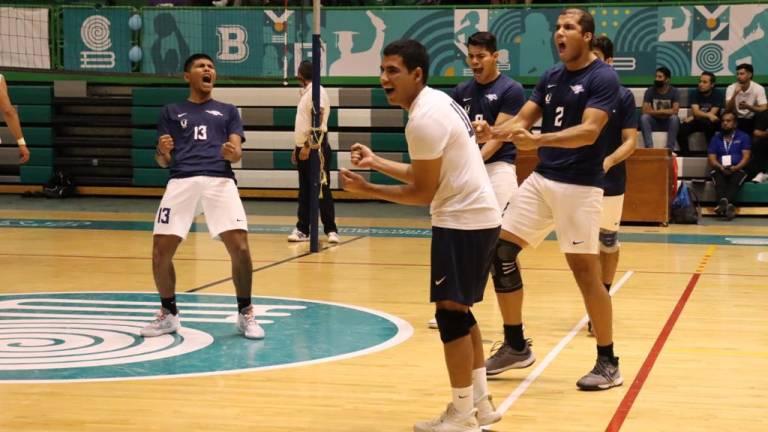Águilas UAS, entre los mejores cuatro del país en voleibol de sala varonil de la Universiada Nacional 2022