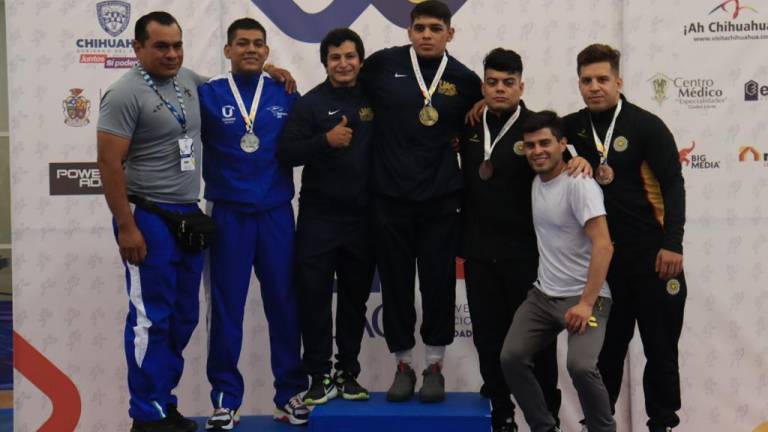 Pedro Bello Soto gana oro para la UAS en luchas de la Universiada Nacional