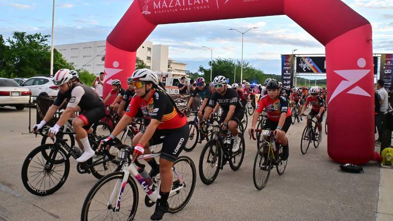 Buena respuesta tuvo el Cycling Ronde Mazatlán.