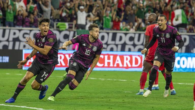 México avanza agónicamente a la final de la Copa Oro tras vencer 2-1 a Canadá