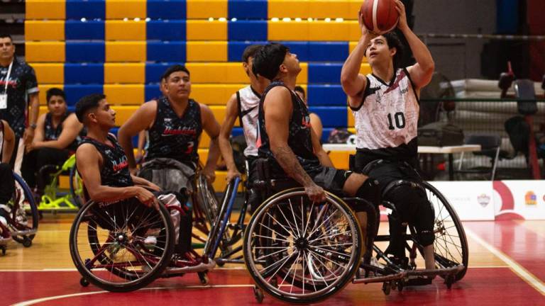 Logra Sinaloa par de victorias en baloncesto sobre silla de ruedas