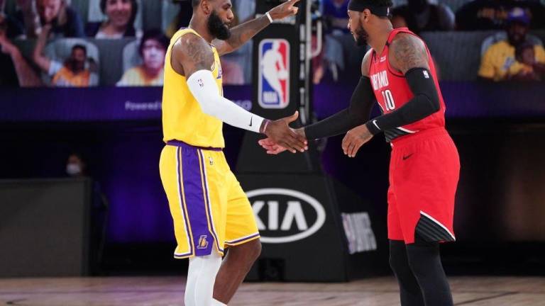 LeBron James tendrá a su lado a Carmelo Anthony, en los Lakers.