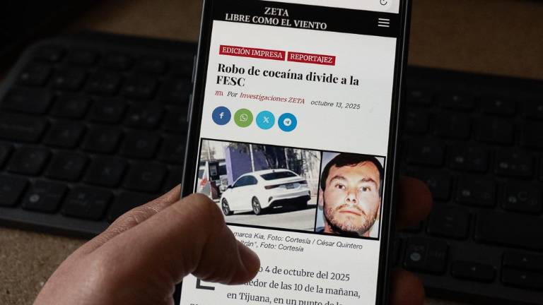 Reportaje del Semanario Zeta que generó reacciones con la instalación de mantas en Tijuana.