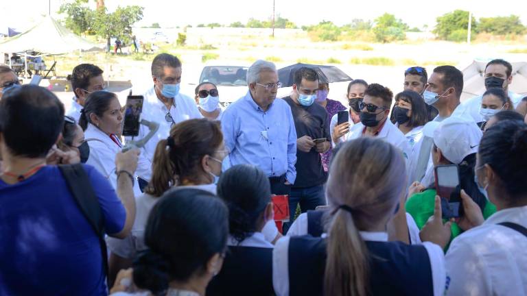 El Gobernador electo Rubén Rocha Moya.