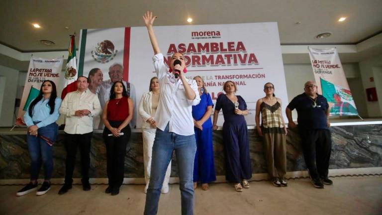 Durante una Asamblea Informativa, Estrella Palacios afirmó estar lista para asumir la Coordinación Estatal para la Defensa de la Transformación y la Soberanía Nacional.