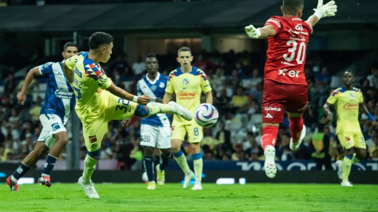 Leo Suárez anotó de esta manera el 2-0 a favor del América.