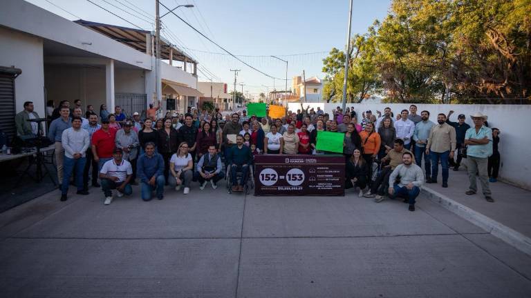 El Ayuntamiento de Culiacán entregó obras de pavimentación, vivienda y rehabilitación de infraestructura en Villa Adolfo López Mateos, en El Tamarindo.