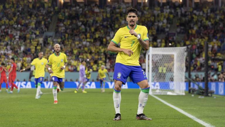 Lucas Paquetá anotó el cuarto gol para Brasil cuando corría el minuto 36 del primer tiempo.