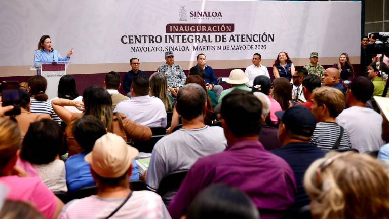 Inauguración en la comunidad de Villa Juárez, en Navolato, el Centro Integral de Atención.