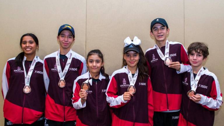 Sinaloa cosechó tres medallas de bronce en tenis