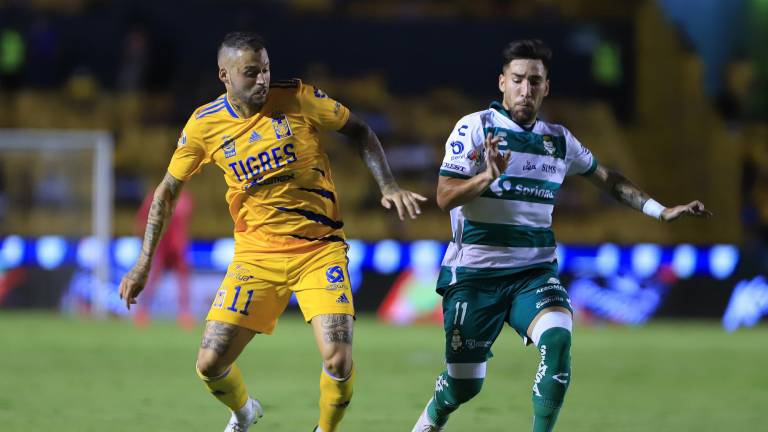 Tigres logra rescatar un punto en casa ante Santos Laguna