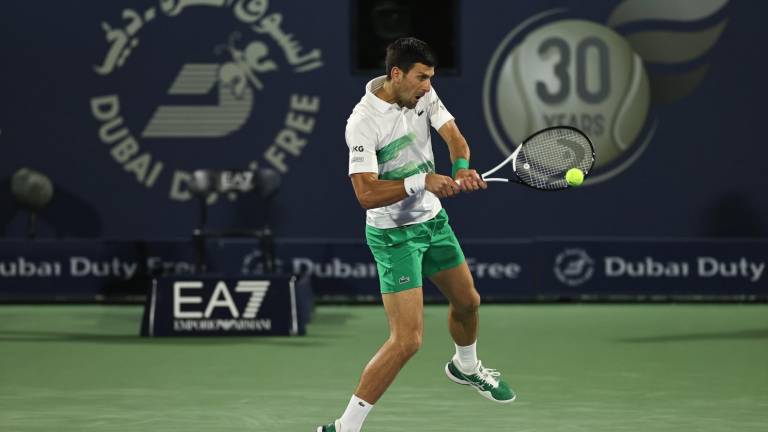 Novak Djokovic vence a Musetti en Dubai en su primer partido de 2022