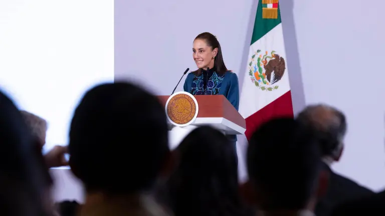 La Presidenta Claudia Sheinbaum Pardo evitó una confrontación ante los dichos por el Presidente Donald Trump.