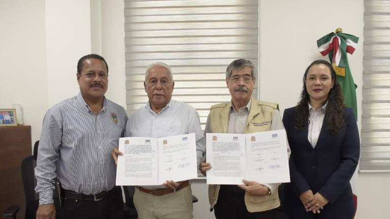 Firma de convenio entre la CEDH en Sinaloa y el Ayuntamiento de Eldorado.