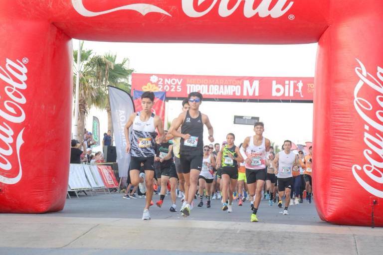 Éxito total en el Medio Maratón Topolobampo 2025