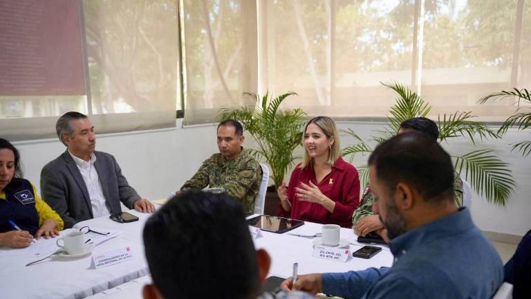 Reunión de la Mesa de Seguridad en Mazatlán.