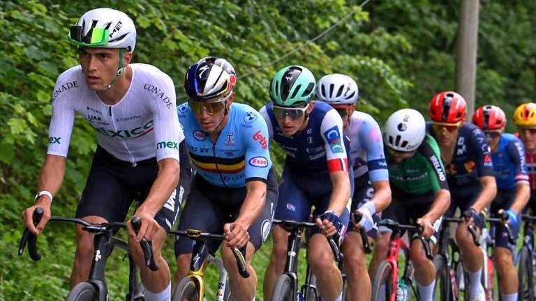 Isaac del Toro realizó una histórica competencia en el Campeonato Mundial de ciclismo.