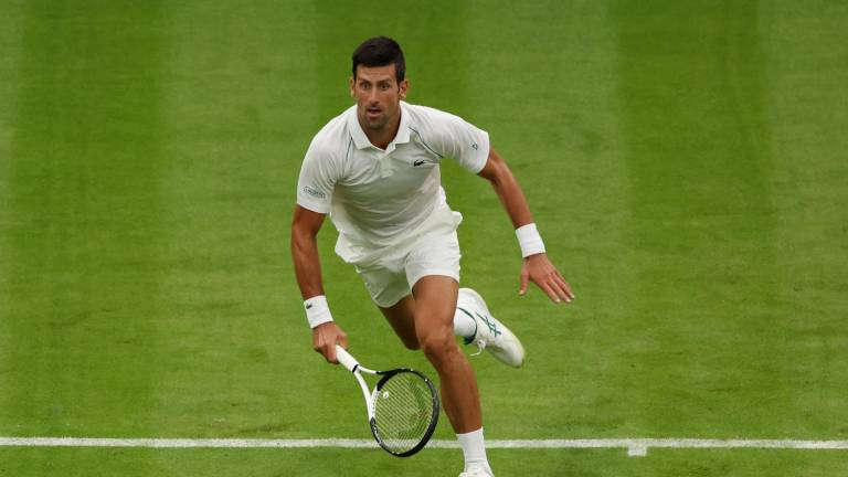 Novak Djokovic tuvo más problemas de lo esperado en su debut en Wimbledon 2022.