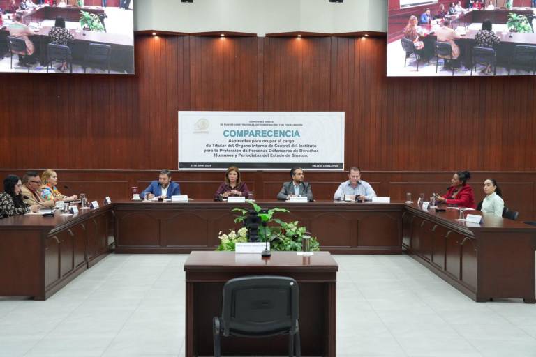 Comparecen en el Congreso aspirante a titularidad del OIC del Instituto de Protección