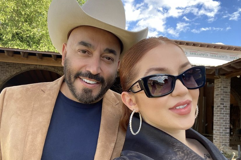 Lupillo Rivera comparte imágenes con el filtro del tatuaje de Belinda