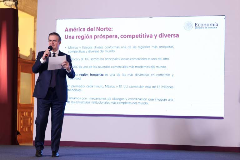 Si Estados Unidos pone aranceles, responderemos igual, advierte Ebrard