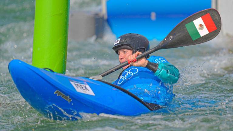 Sofía Reinoso terminó su participación en París 2024 al ubicarse en el cuarto lugar de su serie en el kayak cross.
