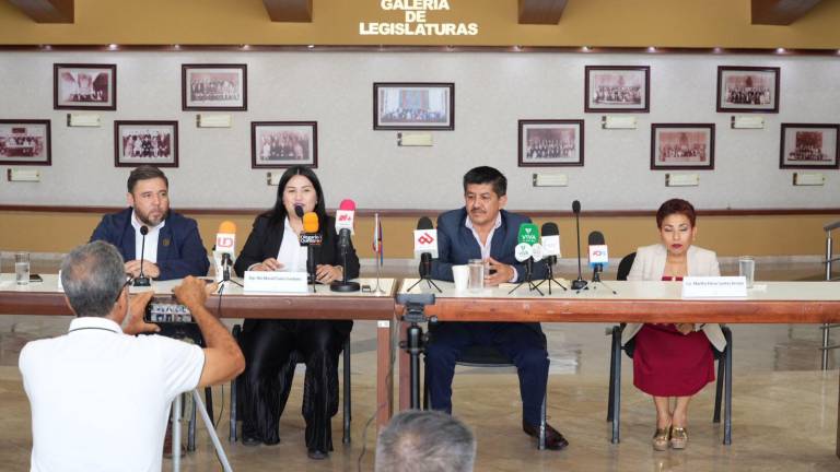 Nío Masiel Sáinz, Marco Antonio Zazueta y César Eutiquio Domínguez, junto con la activista Martha Elena Santos explicaron el fondo de estas iniciativas.