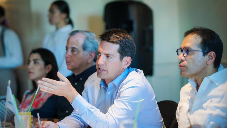 Javier Gaxiola Coppel, Secretario de Economía en Sinaloa, durante el primer Consejo Consultivo Estatal del Nacional Financiera.