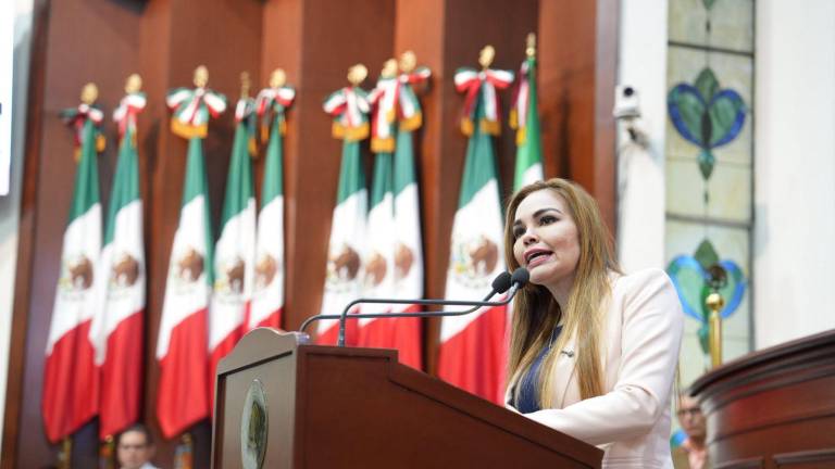 La diputada Paola Gárate sostuvo que la licencia de Rocha Moya es consecuencia de la presión social y no un acto de dignidad.
