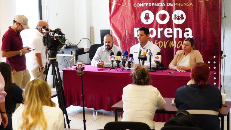 Servidores públicos tienen prohibido expresar respaldos públicos a aspirantes a candidaturas, advierte Morena en Sinaloa.