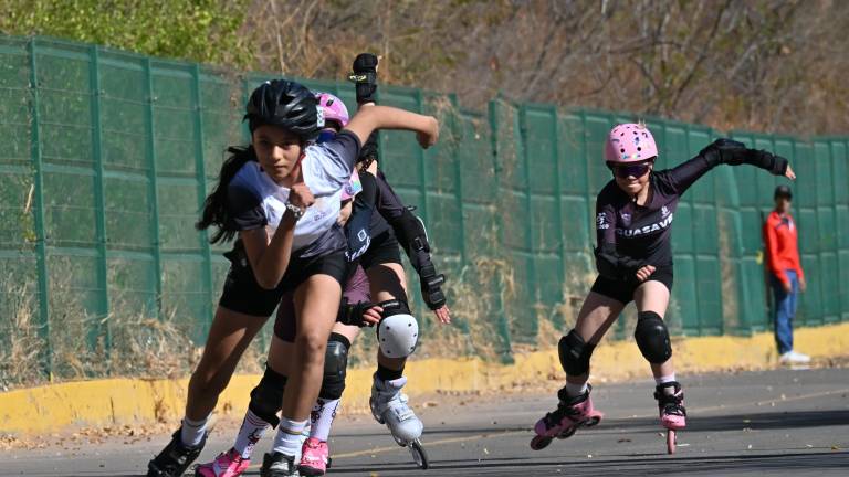 Los patinadores mazatlecos lograron buena cosecha de medallas.