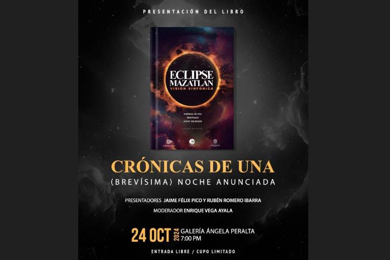 Presentarán el libro ‘Eclipse Mazatlán’, perspectivas sobre el fenómeno ocurrido en abril
