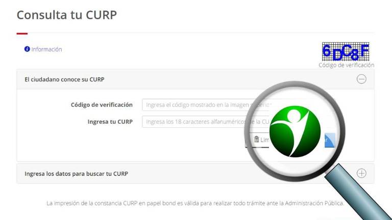 La página donde se tramita la CURP está fuera de servicio hasta la madrugada de este jueves.