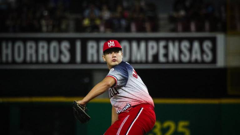 El lanzador culiacanense vive su segunda campaña en el beisbol invernal mexicano con Águilas de Mexicali.